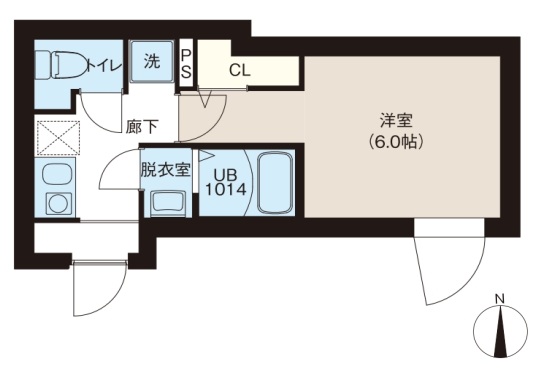 4階の間取り図