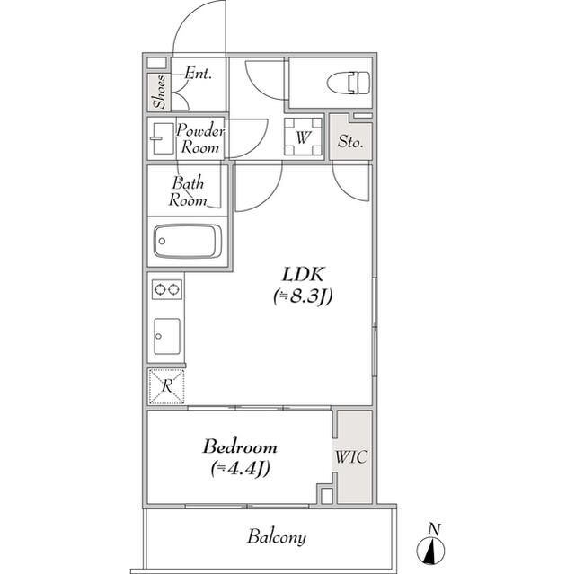 5階の間取り図
