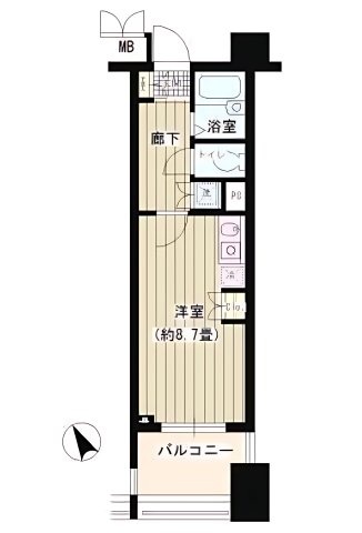 7階の間取り図