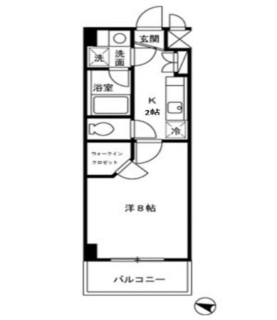 2階の間取り図