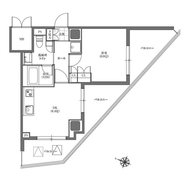 5階の間取り図