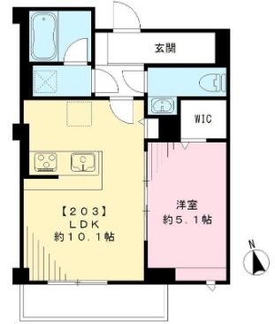 2階の間取り図