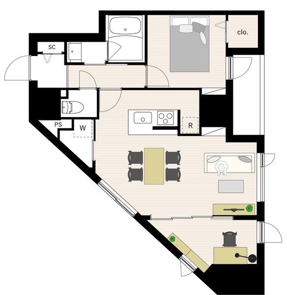 7階の間取り図