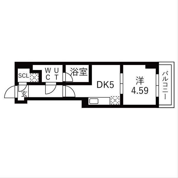 5階の間取り図