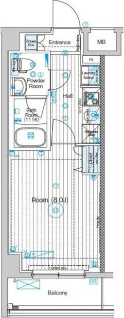 4階の間取り図