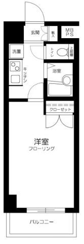 4階の間取り図