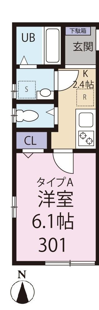 3階の間取り図