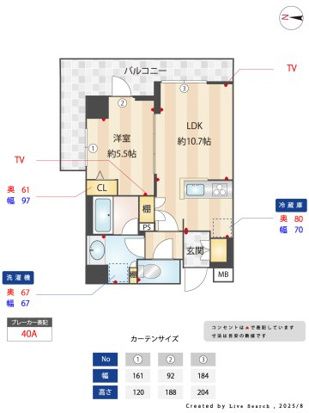10階の間取り図