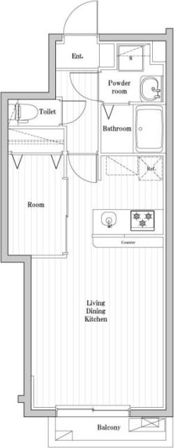 4階の間取り図