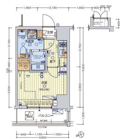 5階の間取り図