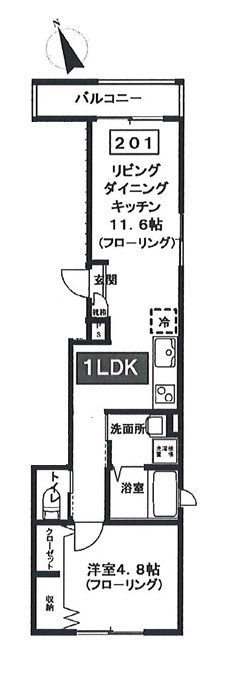 2階の間取り図