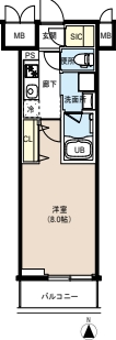 4階の間取り図
