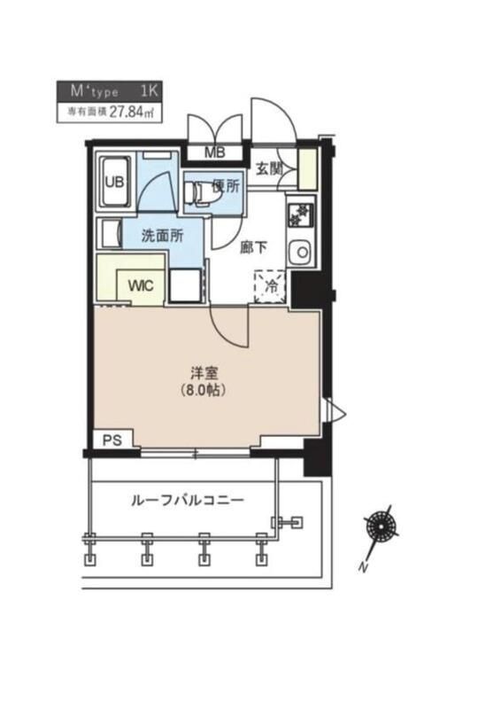 4階の間取り図