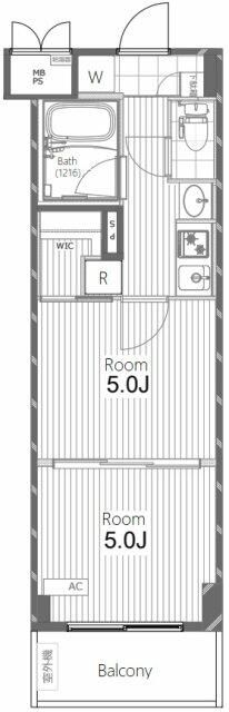 4階の間取り図