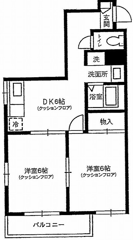 2階の間取り図