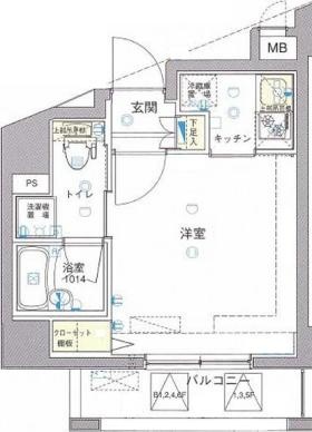 7階の間取り図