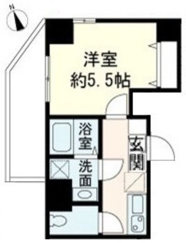 6階の間取り図