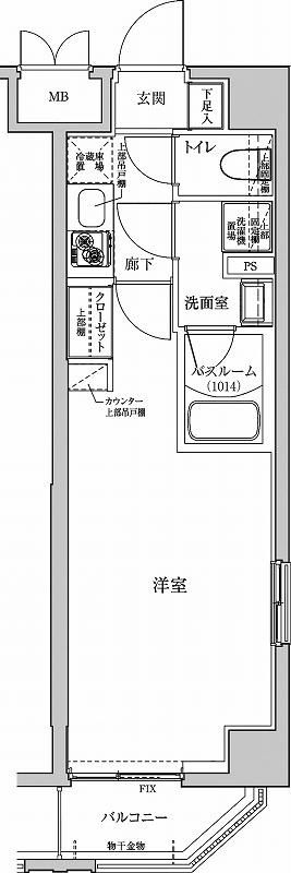 2階の間取り図