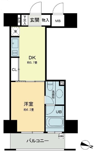 10階の間取り図