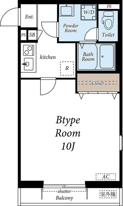 3階の間取り図
