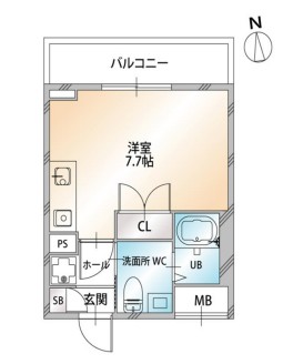 2階の間取り図