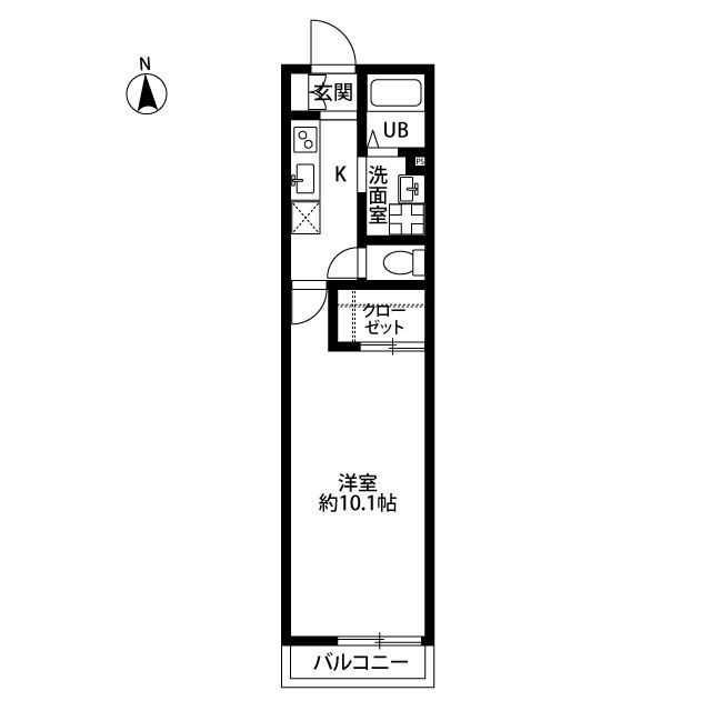 2階の間取り図