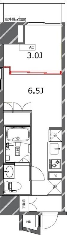 6階の間取り図
