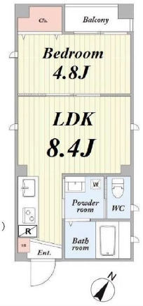 2階の間取り図