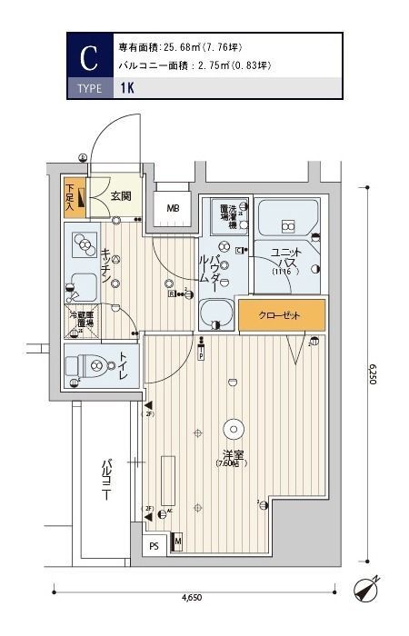 3階の間取り図