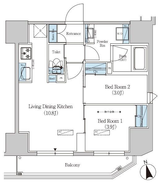 7階の間取り図
