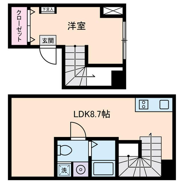 1階の間取り図
