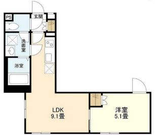 2階の間取り図