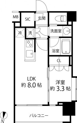 3階の間取り図