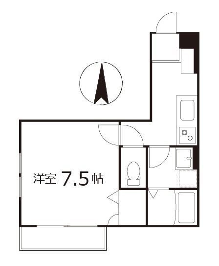 2階の間取り図