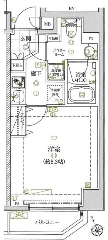 2階の間取り図
