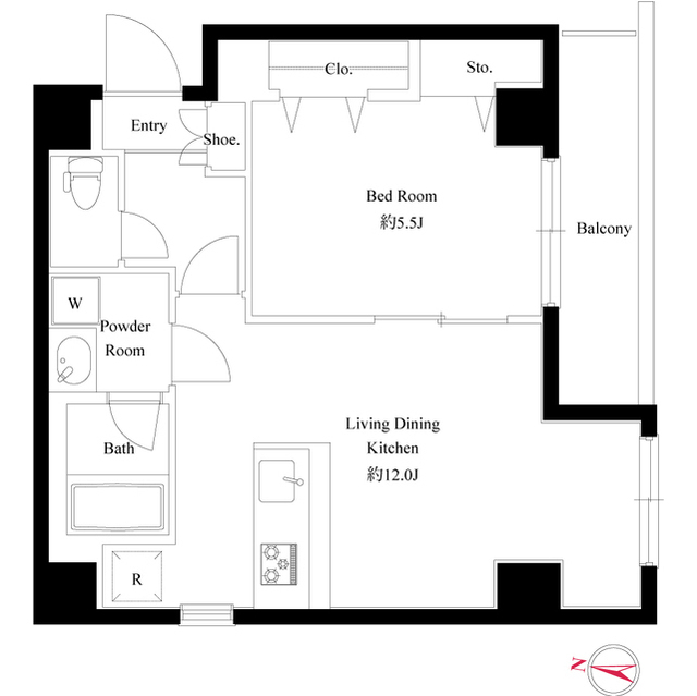 3階の間取り図