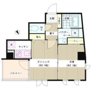 4階の間取り図