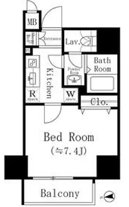 4階の間取り図
