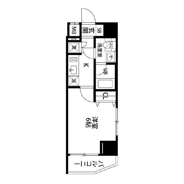 7階の間取り図