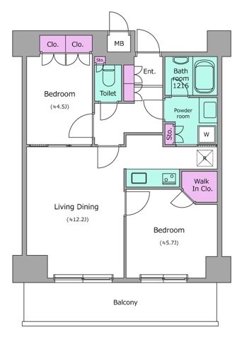 5階の間取り図