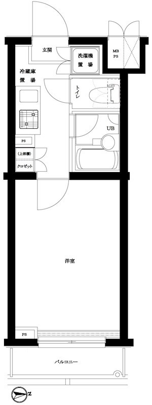 4階の間取り図