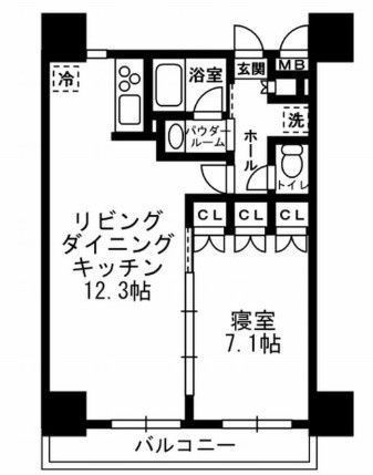 4階の間取り図