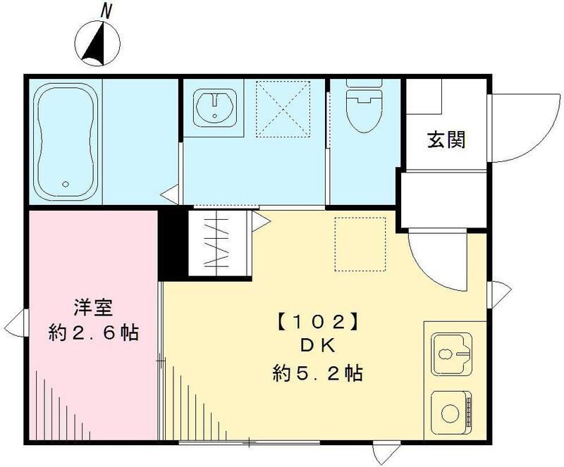 1階の間取り図