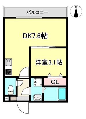 2階の間取り図