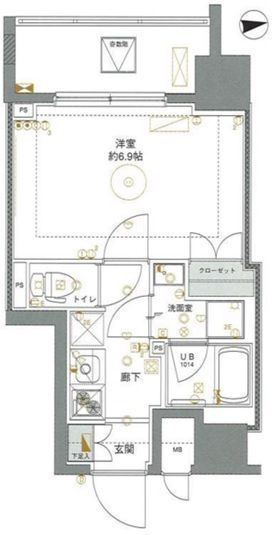 7階の間取り図