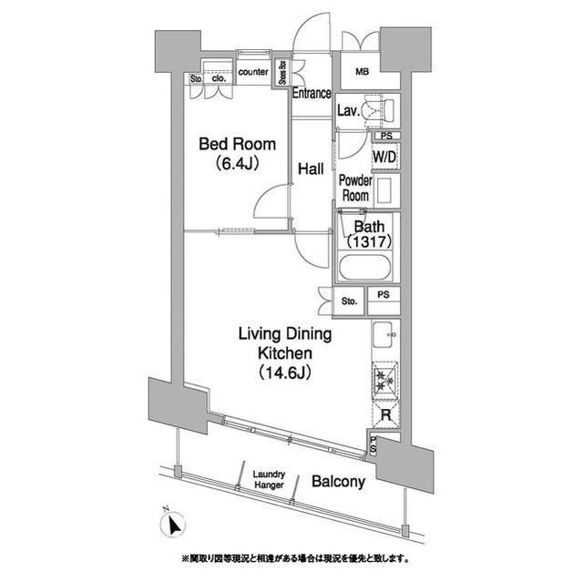 6階の間取り図