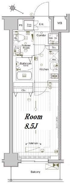 5階の間取り図