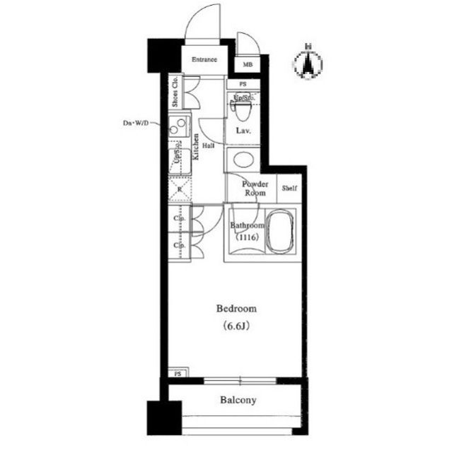 4階の間取り図