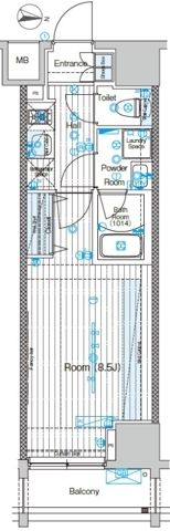 2階の間取り図