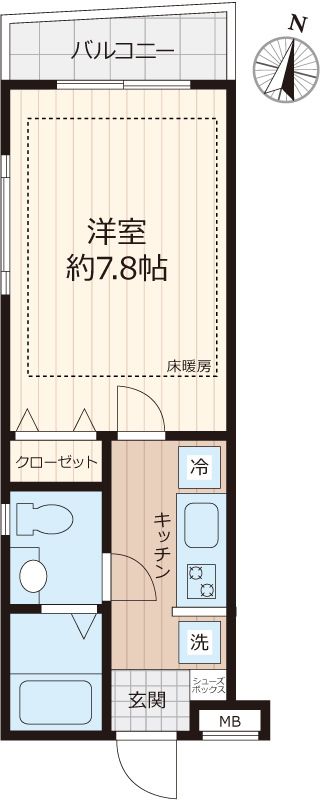 4階の間取り図